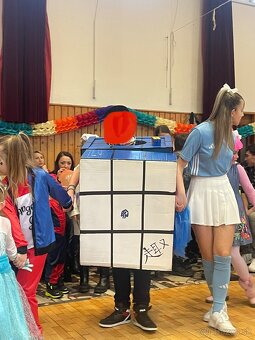 Karnevalový kostým rubíková kocka - 5