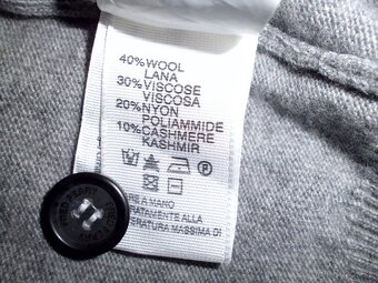 Fred Perry pánsky sveter vlna+kašmír M-S - 5