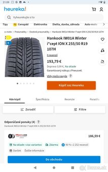 255/50 R19 107 SUV EV zimné pneumatiky Hankook - 5
