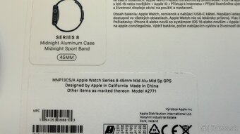 Apple Watch 8 45mm, Midnight - 5