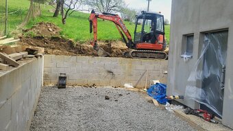 Prenájom - požičanieminibágra 2,8t - Kubota - 5