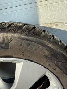 Subaru elektróny, 5x100, ET48, 225/60 R17 zimné, 8mm dezén - 5