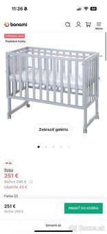Detska postielka s odnimatelnym bokom - 5
