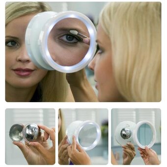 Kozmetické zväčšovacie zrkadlo SWIVEL BRITE - 5