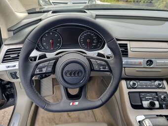 ŠPORTOVY ZKOSENY AUDI VOLANT + PADLA + AIRBAG s logom S - 5