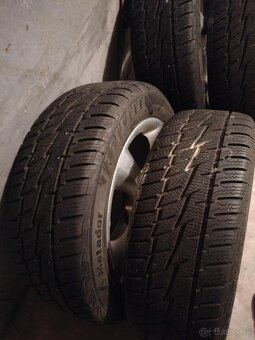 4ks alu disky orig. Škoda 5x100 r15 pneu 195/50 r15 7mm - 5