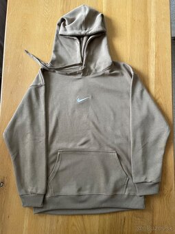 Nike mikina unisex hnedá a čierna, detské M - 5