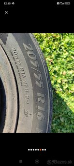Zimné pneu 205/55/R16 + disky+ puklice VW Passat - 5