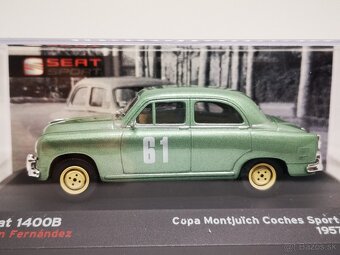 Predám zberateľský model auta Seat 1400 B , 1957 1:43 - 5