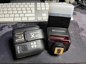 Quadralite Stroboss 36 a odpaľovač Navigation X - Panasonic - 5