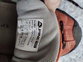 Detské turistické topánky Alpine Pro veľkosť 33 - 5