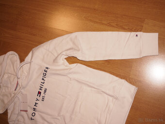 Tommy Hilfiger dámska mikina biela s kapucnou - 5