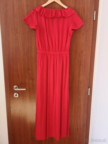 CALZEDONIA dlhé červené šaty (true red) - 5