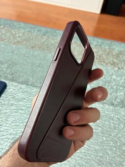 Mujjo Wallet case fullgrain leather iPhone 15 Pro Max - 5