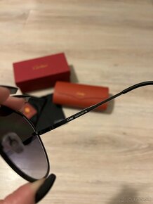 Cartier slnečné okuliare - čierne (CA1) - 5