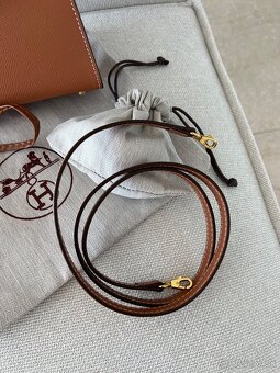 Hermes kelly mini kabelka hnedá - 5