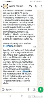 Predám Land Rover Freelander 2.2 diesel - 5