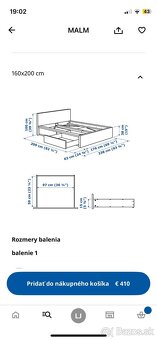 Manzelska postel s rostom a BEZ madracov - 5