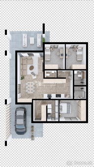 Na PREDAJ 4 izbová moderná a dizajnová NOVOSTAVBA Dvory nad  - 5