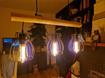 Luster Loft Garage + žiarovky Lampa Svietidlo - 5