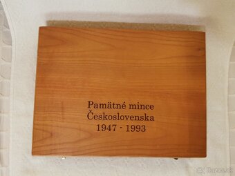 Predám drevenú kazetu na mince Československa 1947 – 1993 - 5