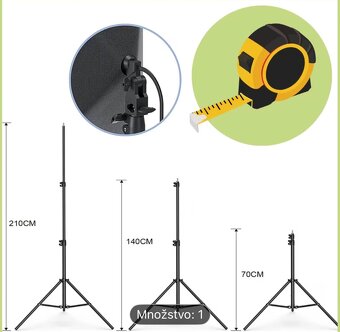 Statív 70-210cm - 5