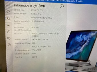 Surface Pro 4 - tablet / notebook 8GB, 256GB - 5