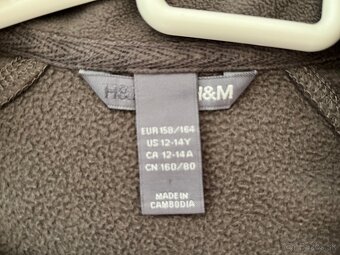 Flisová mikina H&M 158 - 5
