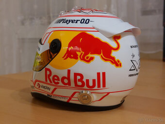 Max Verstappen 2023 Red Bull VC Japonsko F1 prilba 1:2 - 5