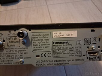 Domáce kino Panasonic SA-PT550 - 5