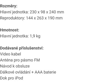 Predám mikro systém Samsung z DVD prehrávačom - 5