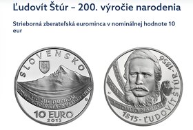 Predám slovenské strieborne mince, BK a aj PROOF - 5