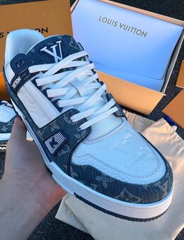 Louis Vuitton tenisky blue komplet balenie - 5