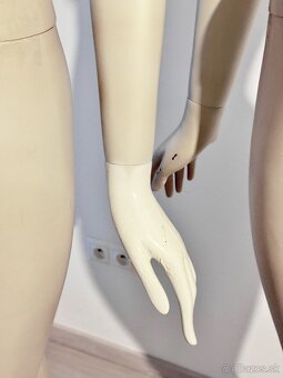 2 Figuríny dámske - farba krémová matná - 5