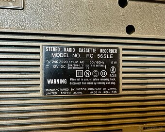 JVC RC-565LE, 1982 Japan - 5