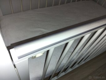 Kvalitná drevená detská postieľka + ortopedický matrac - 5