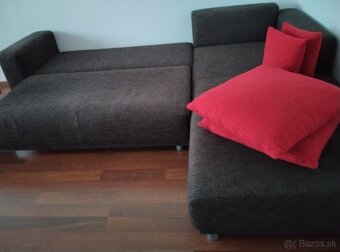 Rohový rozkladací gauč - 5