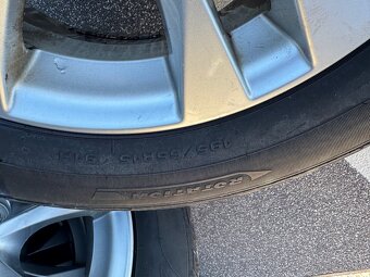 Hliníkové disky Toyota Auris 5x114,3 R15 + zimné 7mm - 5