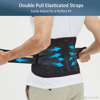Chrbtový popruh Support Belt S M L XL XXL chrbtová ortéza s - 5