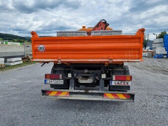 MAN 4X4 13/222 s hydraulickou rukou atlas/sklápač - 5