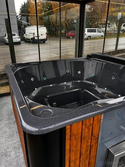 Kúpacia kaďa na drevo – luxusná, s integrovanou pieckou - 5