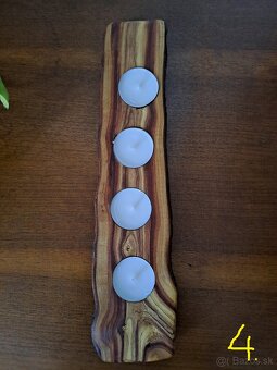 drevený SVIETNIK - 5