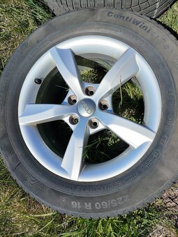 5x112 225/60 R16 ET37 7,5J AUDI zimné pneumatiky - 5