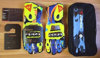 Predám moto rukavice kožené- - 5