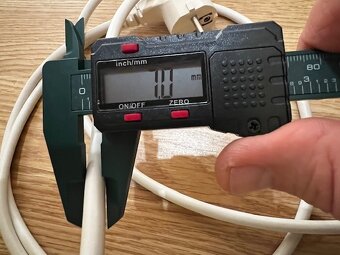 3 x Flexo šnúra PVC 3× 1,5mm2, 2,5m, biela - 5