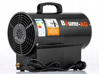 Plynový ohrievač 25kW s termostatom regulátorom a hadicou - 5