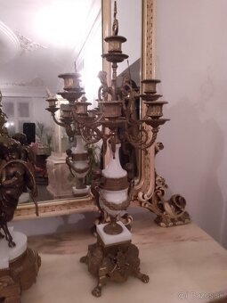 Krbové hodiny so svietnikmi - 5