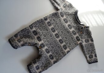 Teplý overalík pre novorodenca - 5