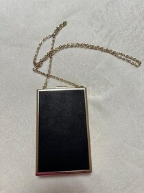 Kovová kabelka zlato čierna s retiazkou zn. H&M - 5
