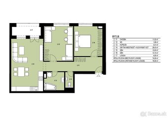 REZERVOVANÝ Byty na Hornej - 3-izbový byt v centre Bans - 5